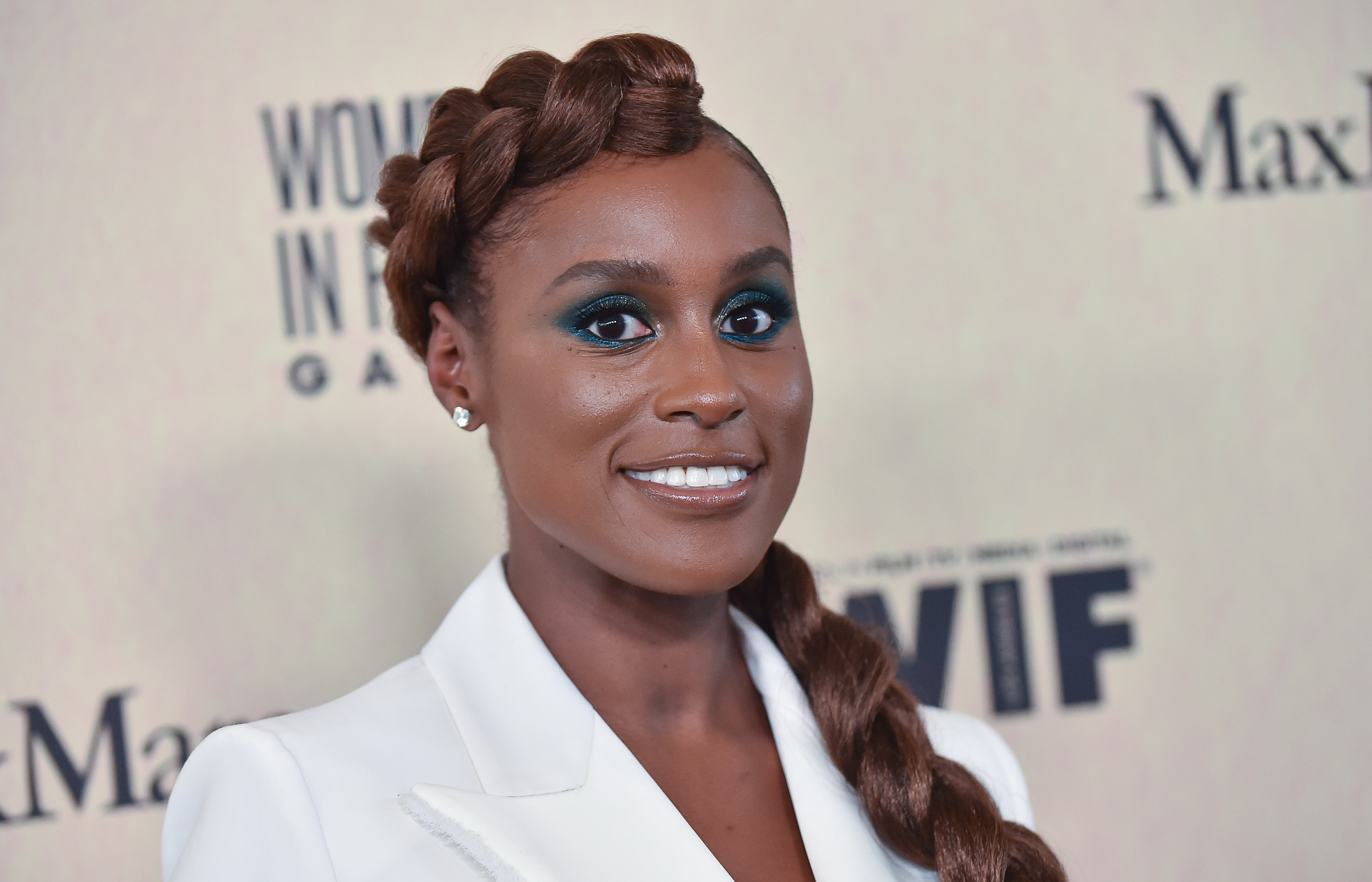 Headshot of Issa Rae smiling